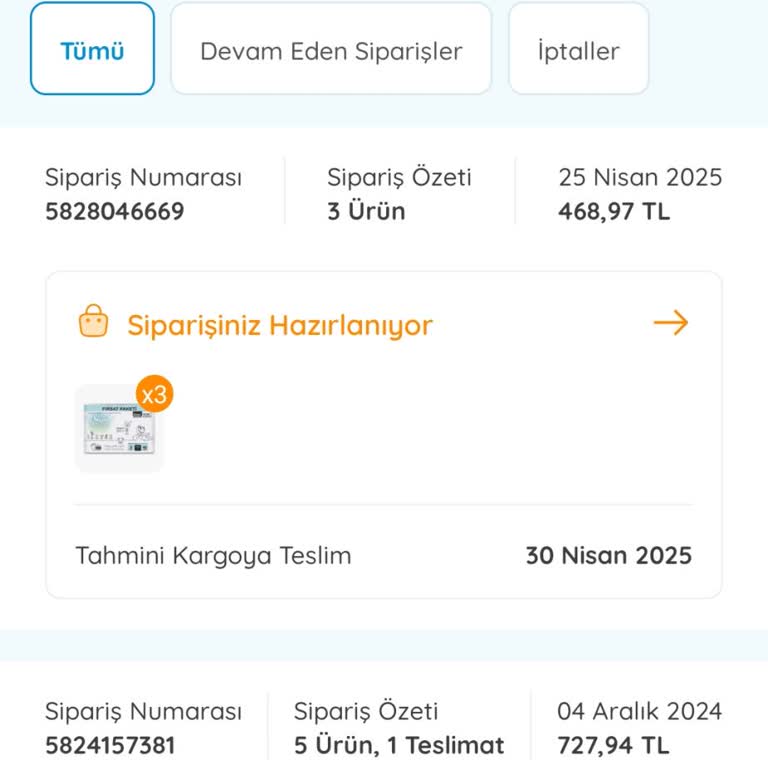 Ebebek'ten Verilen Siparişler Sürekli Gecikiyor
