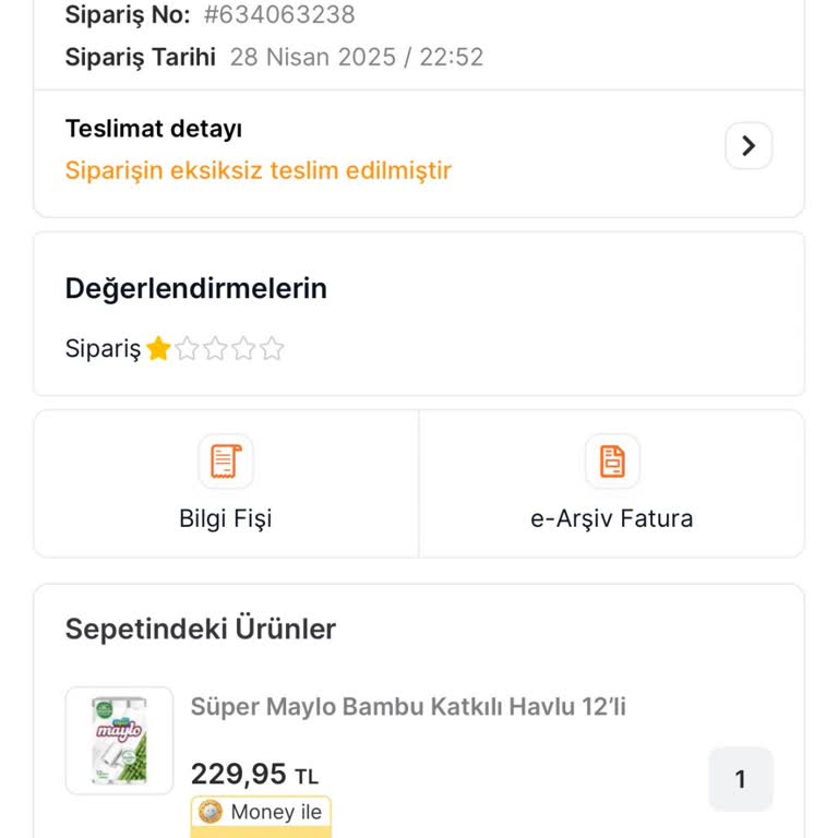 Yanlış Teslimat Seçeneği Ve İade Sorunu Yaşadım