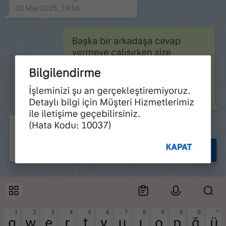 Mesajlara Cevap Veremiyorum Ürünümü Satamıyorum 10037 Hata Kodu Alıyorum