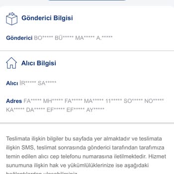 Yanlış Kargo Bilgileri Yüzünden Mağduriyetim Sürüyor