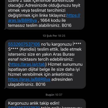 Yanlış Kargo Bilgileri Yüzünden Mağduriyetim Sürüyor
