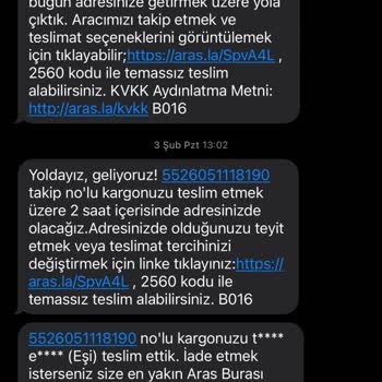 Yanlış Kargo Bilgileri Yüzünden Mağduriyetim Sürüyor