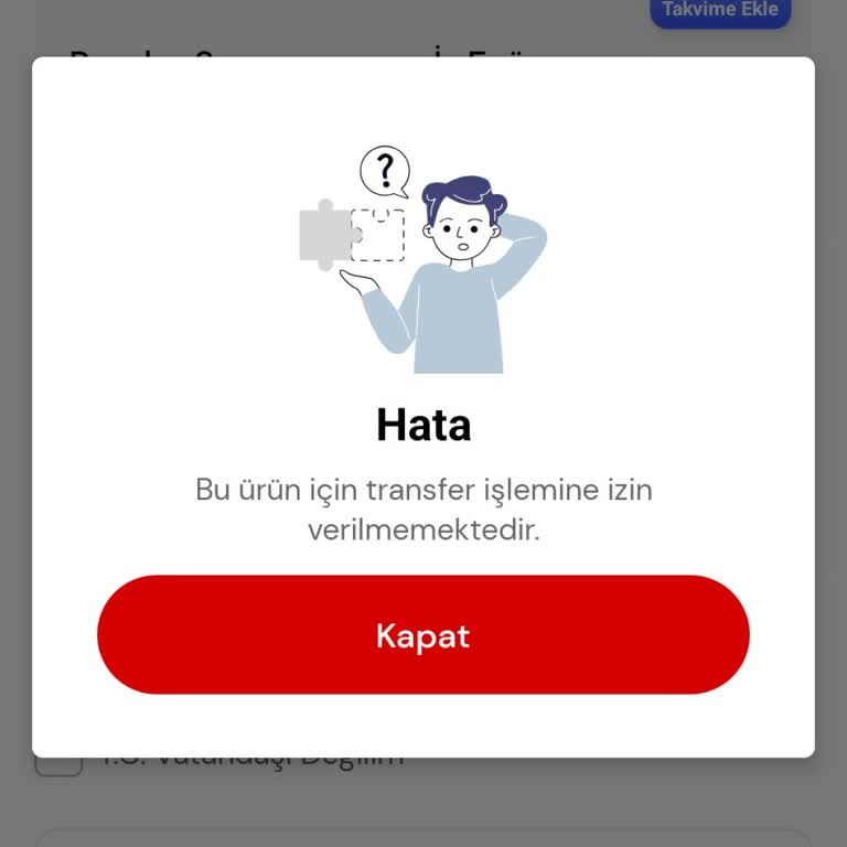 Bilet Transferine İzin Verilmiyor, Acil Çözüm Bekliyorum