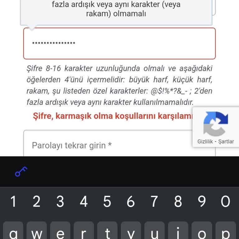 MyPeugeot Uygulamasında Şifre Oluşturma Sorunu