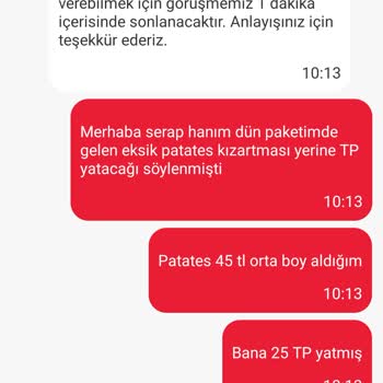 Eksik Ürün Ve Yetersiz Telafi: Popeyes Siparişimde Patates Kızartması Sorunu