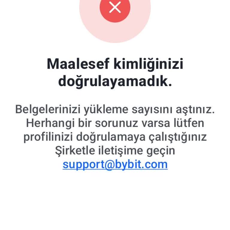 Bybit TR Hesabıma Erişemiyorum, Destek Alamıyorum Ve Mağduriyetim Giderilmiyor