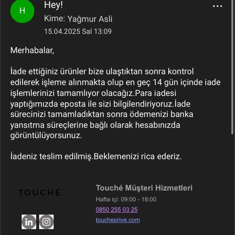 İade Süreci Ve Müşteri Hizmetleri Hayal Kırıklığı