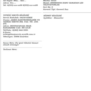 Beko Televizyonumun 4 Yılda LED Arızası Ve Yetersiz Servis Deneyimi