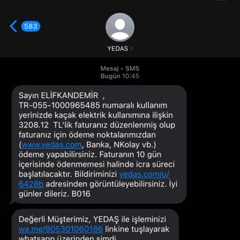 YEDAŞ'ın Abonelik Sonlandırma Ve Borç Bildirimi Konusundaki İhmalleri Müşteriyi Mağdur Ediyor