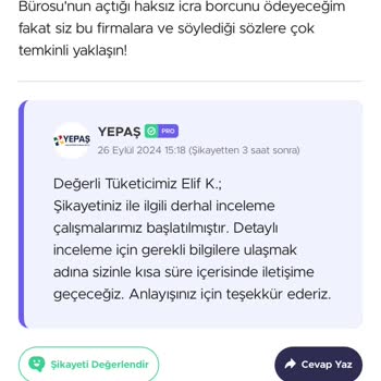 YEDAŞ'ın Abonelik Sonlandırma Ve Borç Bildirimi Konusundaki İhmalleri Müşteriyi Mağdur Ediyor