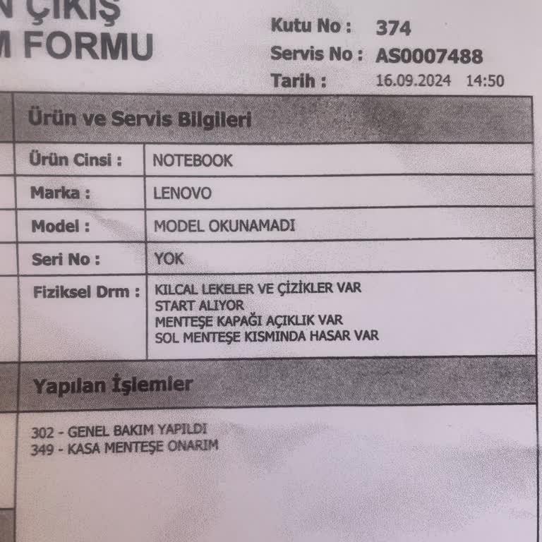 Lenovo Dizüstü Bilgisayar Menteşe Sorunu Tekrarlandı, Servis Çözüm Sunmuyor