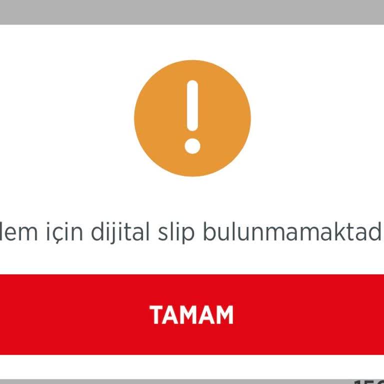 Ziraat Bankası'ndan Dijital Slip Ve Referans Numarası Eksikliği Nedeniyle İade Sorunu