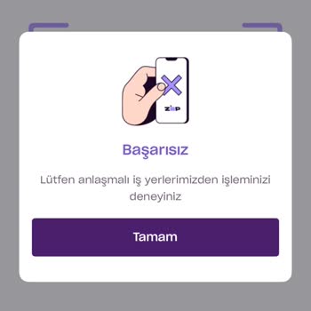 Zip Uygulamasında E-bebek Limit Sorunu Ve Mağaza Mağduriyeti