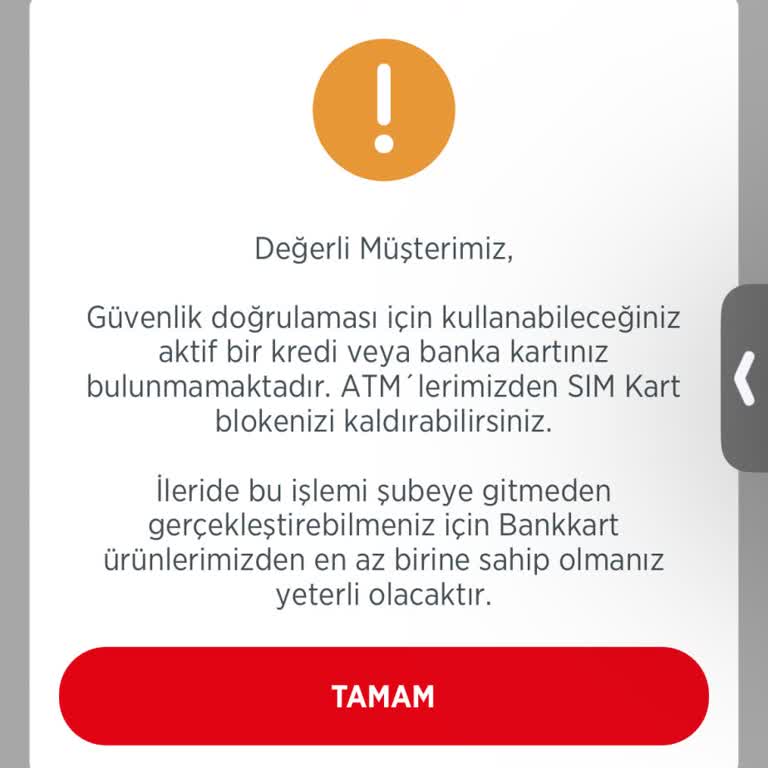 Ziraat Bankası Sim Blokesi Nedeniyle İşlemlerimde Zorluk Yaşıyorum