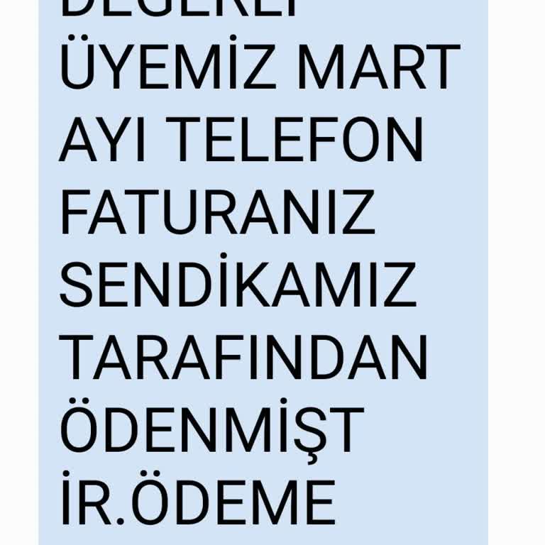 Türk Büro-Sen Kurum Numaralarını Aramama Rağmen Muhatap Bulamıyorum