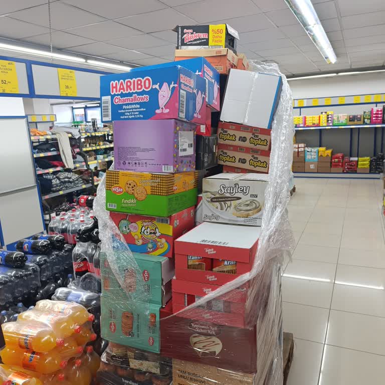 BİM BİM Mağazalarında Ürün Paletleri Güvenlik Riski Oluşturuyor