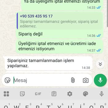 Para İadesi Yapılmayan Üyelik Ve Ekstra Ücret Talebi