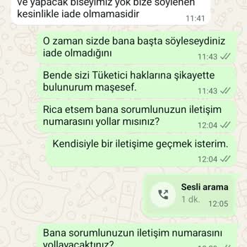 Yüksek Fiyatlı Çarşaf İçin İade Talebim Reddedildi, İletişim Sağlanmıyor