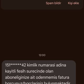 TT Mobil'den Alakasız Mesajlar Alıyorum