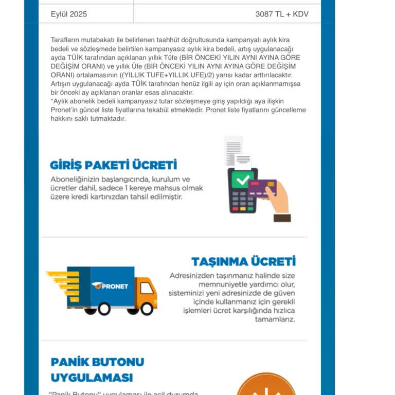Pronet Güvenlik Sistemi Aboneliğinde Yanıltıcı Bilgilendirme Ve Yüksek Ceza