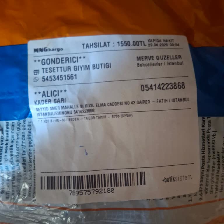 Gösterilen Ürünle Gelen Ürün Arasındaki Kumaş Farkı Ve İlgisizlik