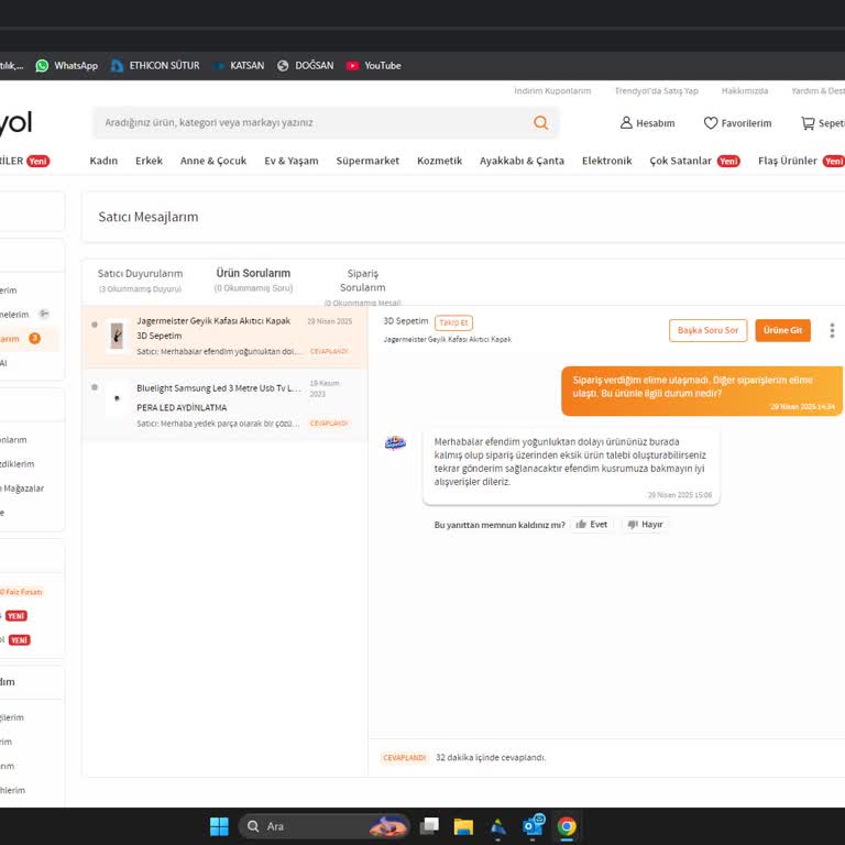 Trendyol'da Eksik Ve Uymayan Ürünler, Geciken İade Süreciyle Mağduriyet