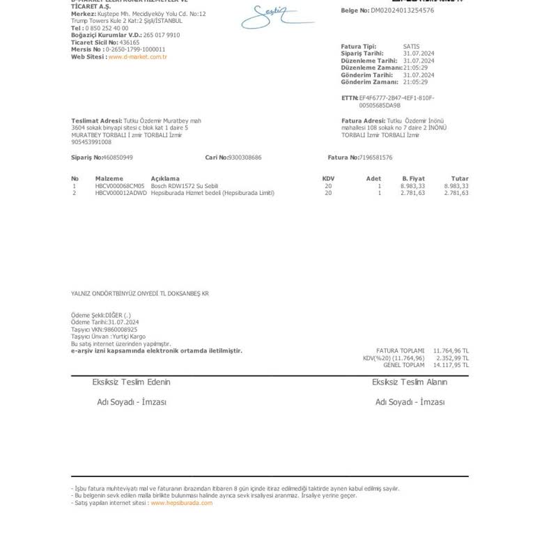 Bosch Sebil Soğuk Ve Ilık Su Fonksiyonu Çalışmıyor