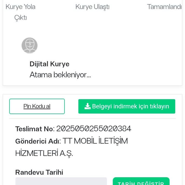 Kurye Atanmıyor, Hat Taşıma Sürecim Aksıyor
