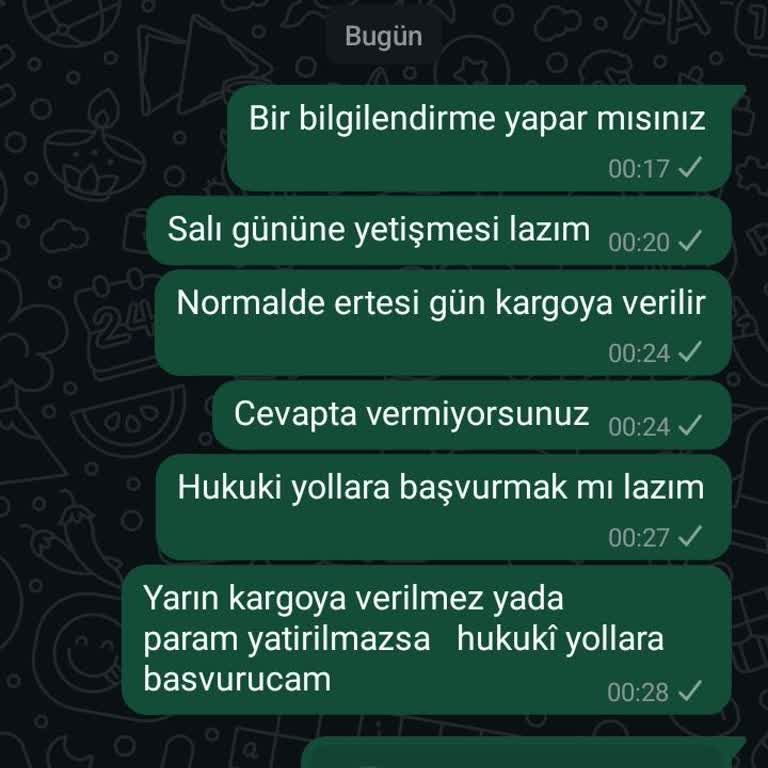Sipariş Sonrası İletişimsizlik Ve Ürün Gönderilmemesi
