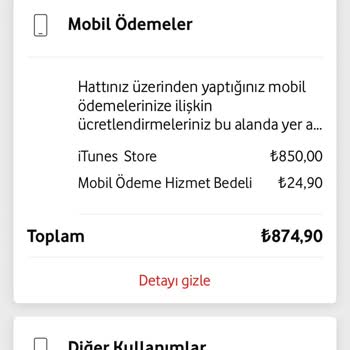 Bilgilendirme Yapılmadan Faturama İtunes Ücreti Yansıtıldı