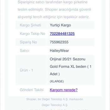 Siparişimde Yanlış Forma Gönderildi Mesajlarıma Dönüş Yapılmıyor