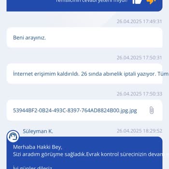 Abonelik Devir İşlemi Bir Haftadır Tamamlanmadı, İnternetim Kesik