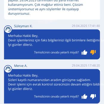 Abonelik Devir İşlemi Bir Haftadır Tamamlanmadı, İnternetim Kesik