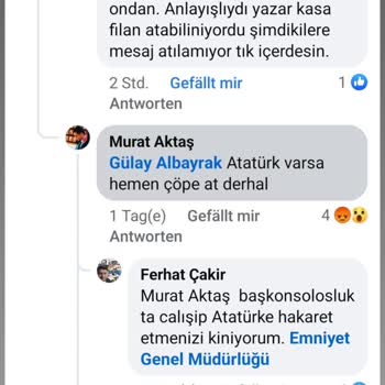 Başkonsolosluk Çalışanının A******'e Hakaret İçeren Paylaşımlarından Şikayetçiyim