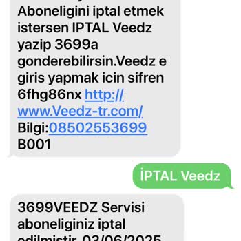Onayım Olmadan Başlatılan Veedz Aboneliği İçin 200 TL Ücret Kesildi