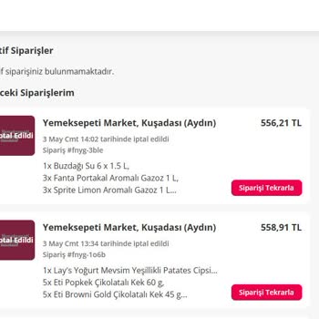 Sipariş İptali Sonrası Bilgilendirme Ve Müşteri Hizmetlerine Ulaşamama Sorunu