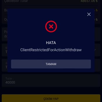 Yüksek Tutar Çekimlerinde Hesap Kapatma Ve Destek Sorunu