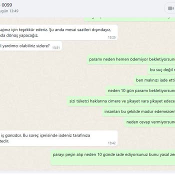 İade Sürecinde Mağdur Edildim, Param Hala Ödenmedi