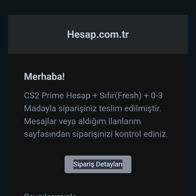 Hesap.com.tr Satın Aldığım CS2 Hesabı Sebepsiz Yere Banlandı, Mağdur Oldum