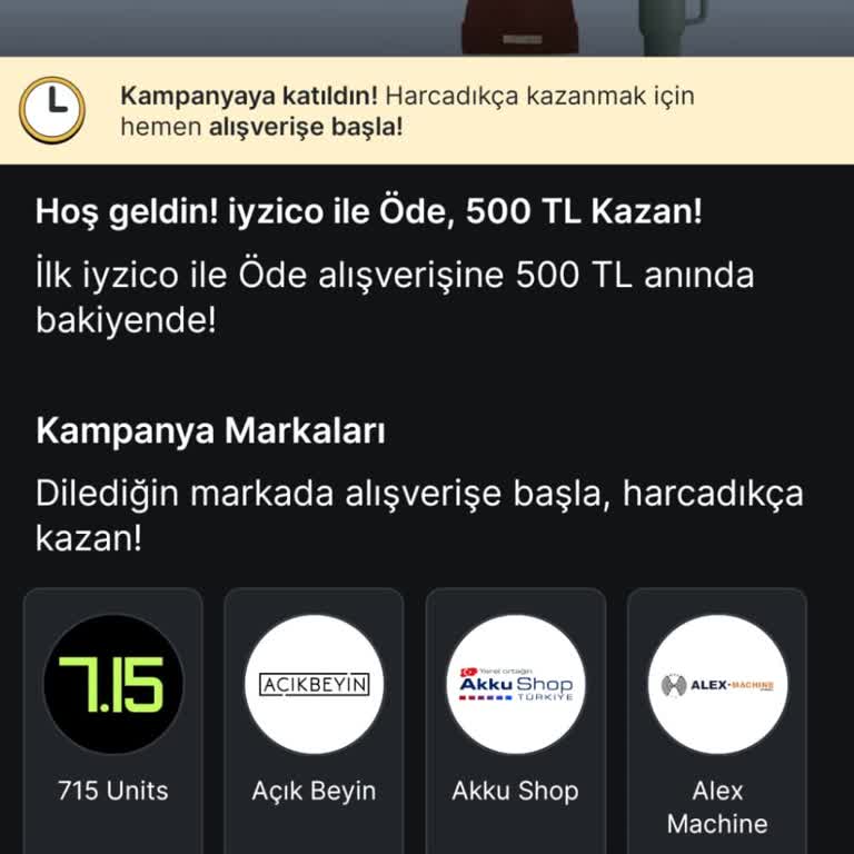 Kampanya Şartları Net Değil, Ödülüm Yüklenmedi