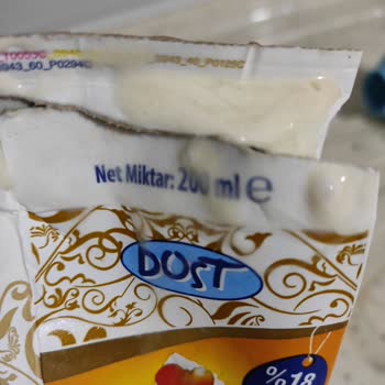 Tarihi Geçmemiş Dost Krema Bozuk Çıktı, Sağlığımız Tehlikeye Girdi