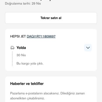 Kargo Bildirimi Yapılmadan Ürünüm İade Edildi Mağdur Oldum
