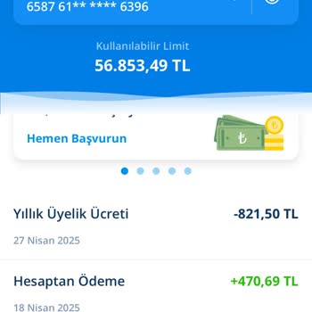 Kredi Kartı Yıllık Üyelik Ücretinin Yasal Gerekçelerle İadesi Talebi