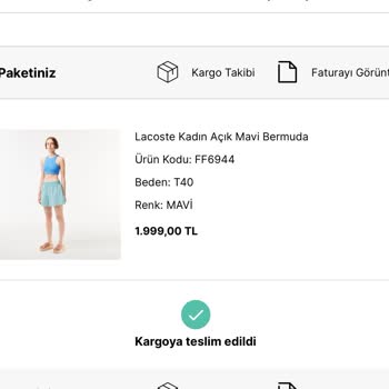 Teslim Edilmeden Teslim Edildi Gösterilen Kargo Ve İade Sorunu