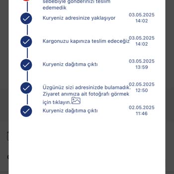 Aras Kargo Teslimat Tarihi Ve İade Sorunu Yaşıyorum