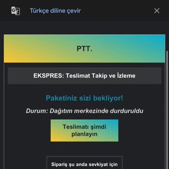 PTT Adına Gelen Sahte Kargo Mailleriyle İlgili Endişe Ve Sorumluluk Kaygısı