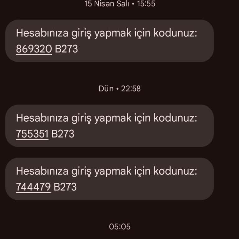 Hattıma Onaysız İşlem Yapılması Ve Bilgim Dışında Kod Gönderilmesi