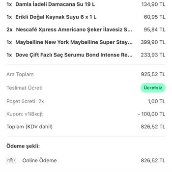Siparişimde Gelen Ürünün Dökülmesi Ve Yetersiz Çözüm