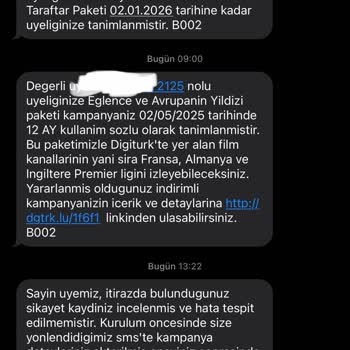 Digiturk'ten Eksik Ve Yanıltıcı Üyelik Kampanyası Mağduriyeti
