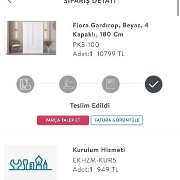 Vivense’den Aldığımız Dolapta Ciddi Ürün Ve Montaj Sorunları Yaşadık